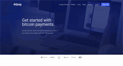 Desktop Screenshot of bitpay.com